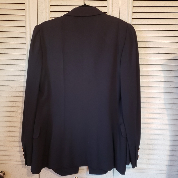 "Cheap and Chic" by Moschino Dbl-Breasted Navy Jacket 8ish - Picture 10 of 12